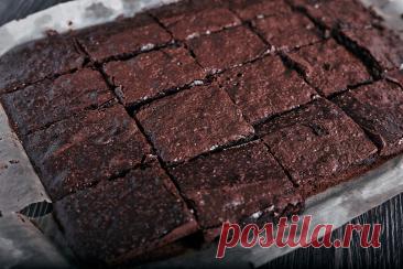 Простые Брауни из Какао-Порошка (и без шоколада)