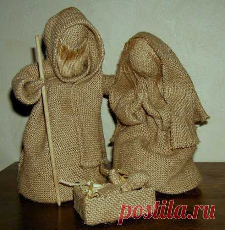 Чудесные куклы из мешковины