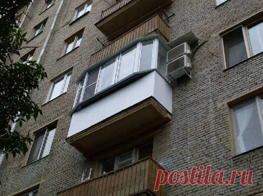 Вынос балкона, выносное остекление в Москве