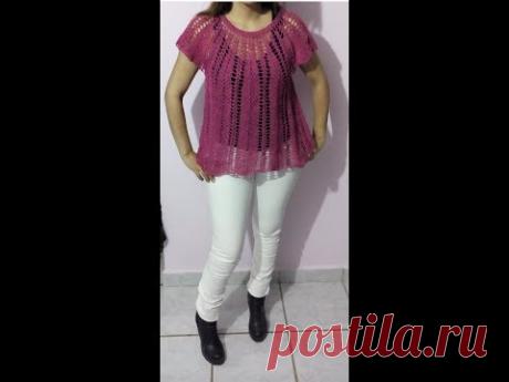 Tutorial Blusa XL (Crocheteando Con La Comadre) Parte 1