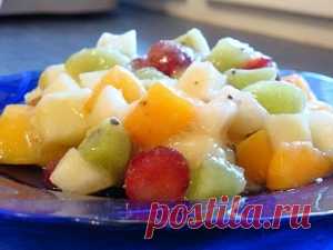 Фруктовый салат «На любой вкус» — рецепт