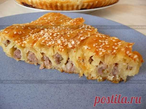 Спиральный мясной пирог - очень быстро, просто, а главное вкусно! - Страна Мам