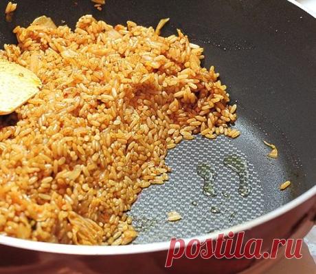 Как приготовить рассыпчатый жареный рис на гарнир