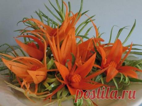 Домашний карвинг из овощей своими руками: фото, овощная нарезка оформление