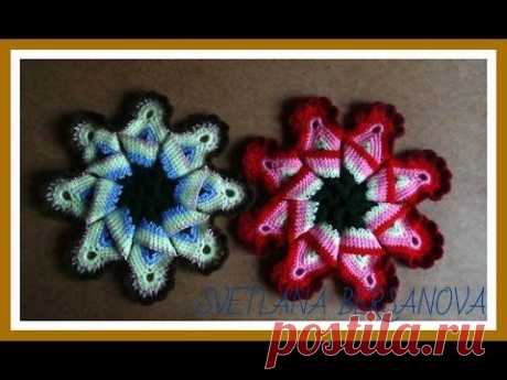 Салфетка-подставка под горячее.Napkin stand hot, crocheted