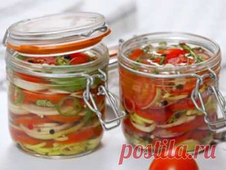 Рецепт салата из помидор на зиму - Овощи на зиму . 1001 ЕДА вкусные рецепты с фото!