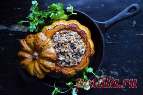 Тыква как горшочек для запекания: лучшие рецепты