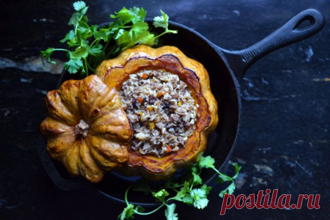 Тыква как горшочек для запекания: лучшие рецепты