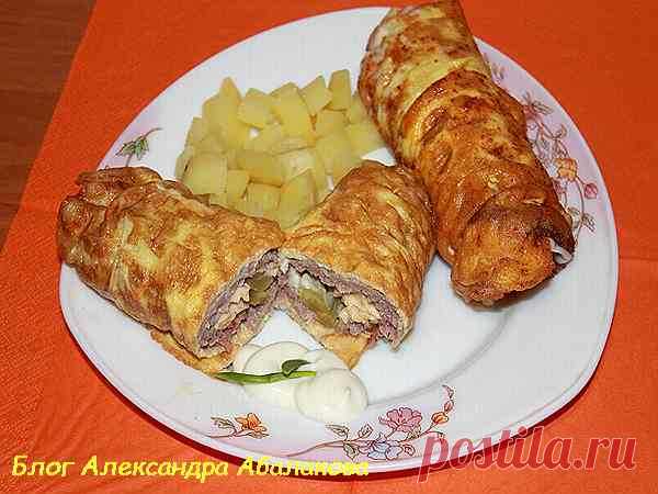 Мясной бризоль - красиво, вкусно и очень сытно.