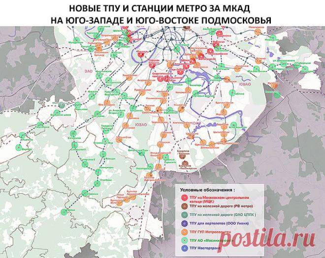 Расширение Москвы в 2019-2020 гг. Карта новых границ, присоединяемых городов и территорий