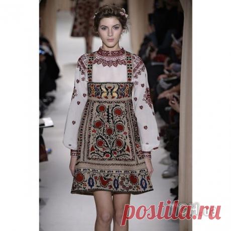 Вышиванки и жупаны в коллекции Valentino Couture Spring 2015: - Поиск в Google