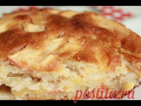 Шарлотка с яблоками.Рецепт очень вкусного яблочного пирога.