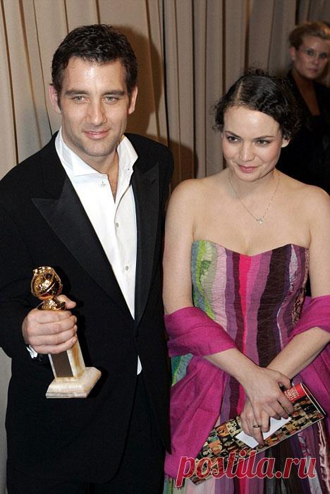 Клайв Оуэн с женой