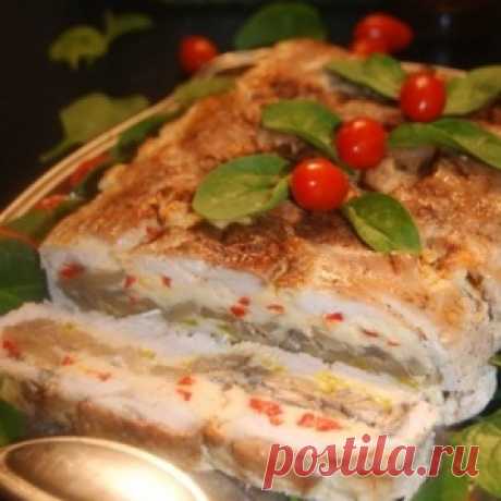 РАЗРЕШЕНО ХУДЕЮЩИМ. Куриный пирог без теста