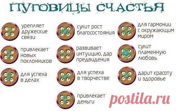 Знаете ли вы, что пришивая пуговицу, можно изменить свою судьбу? | Мамам, женщинам, бабушкам и очень любознательным.