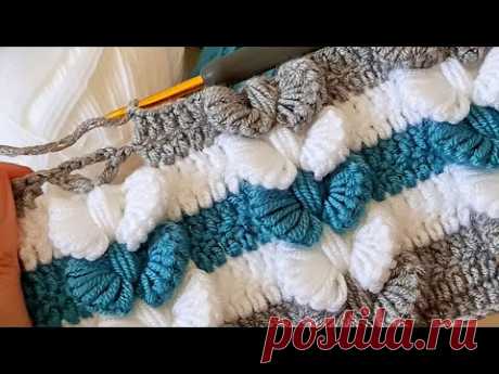 YAPIMI ÇOK KOLAY MUHTEŞEM ÖRGÜ BATTANİYE ÇANTA YELEK ÖRGÜ MODELİ KNİTTİNG KROCHET
