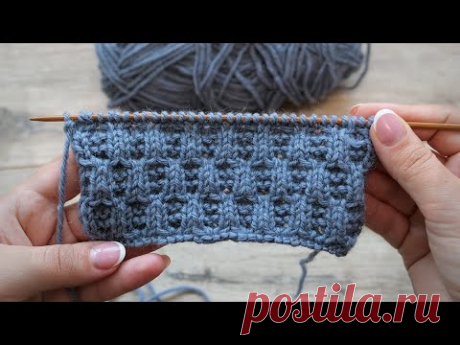 Рельефный узор для мужских изделий спицами 🙅‍♂ Men's Knitting Pattern