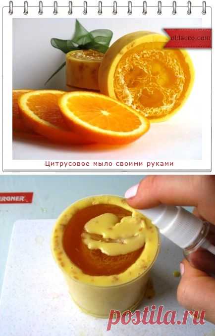 Цитрусовое мыло с люфой. Подробный мастер класс | Подружки