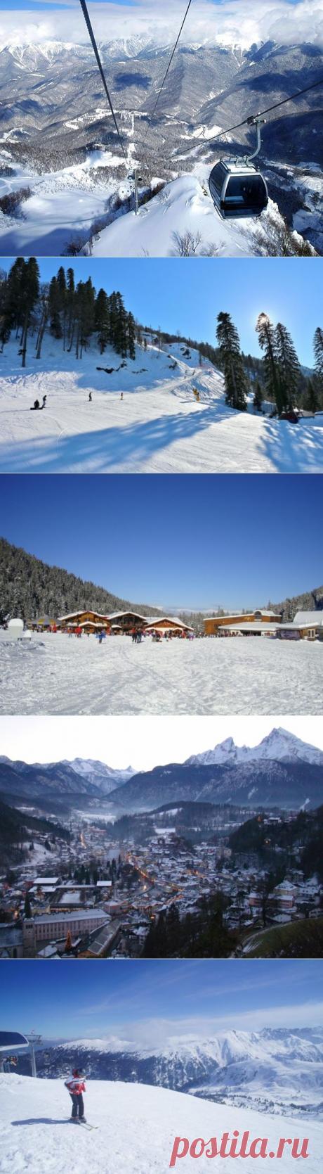 Сочи назван одним из самых доступных европейских горнолыжных курортов