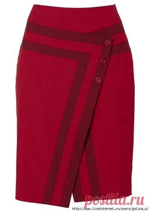 Юбка Конверт.Выкройки размеры 38-56.