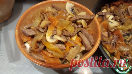 Сердечная похлёбка с лапшой удон Кулинарный рецепт