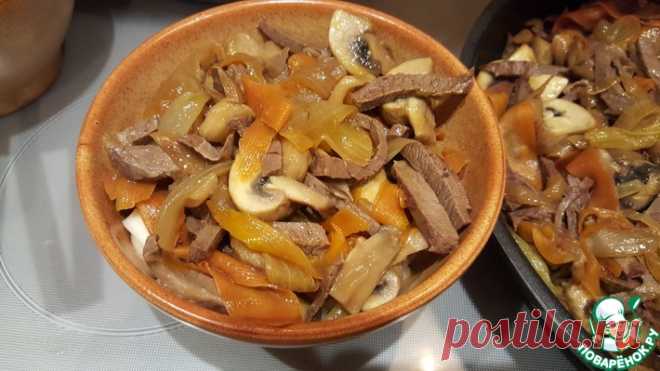 Сердечная похлёбка с лапшой удон Кулинарный рецепт