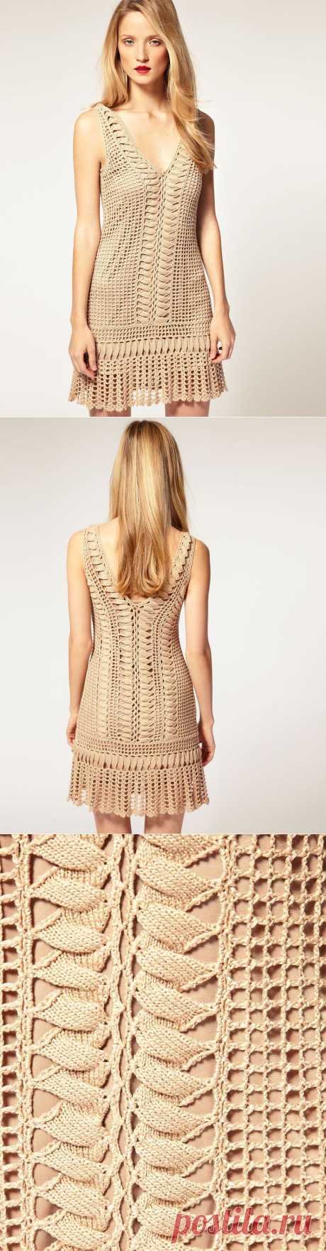 Узоры для гламурного платья от Karen Millen.