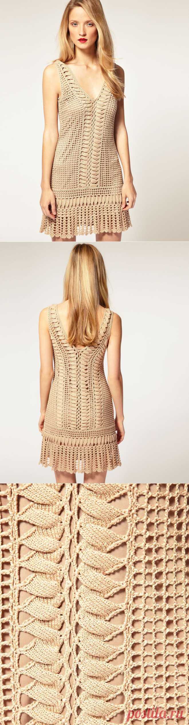 Узоры для гламурного платья от Karen Millen.