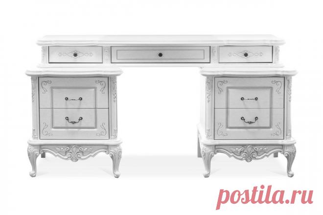 Стол двухтумбовый с ящиками в стиле барокко купить по цене 86 800 руб. в Москве — интернет-магазин Chudo-magazin.ru