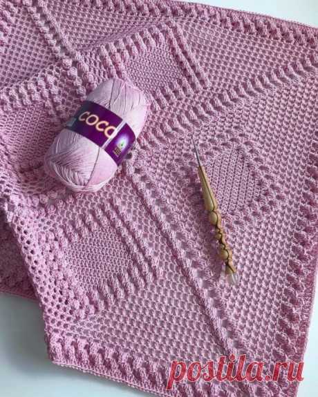 Красивый узор крючком