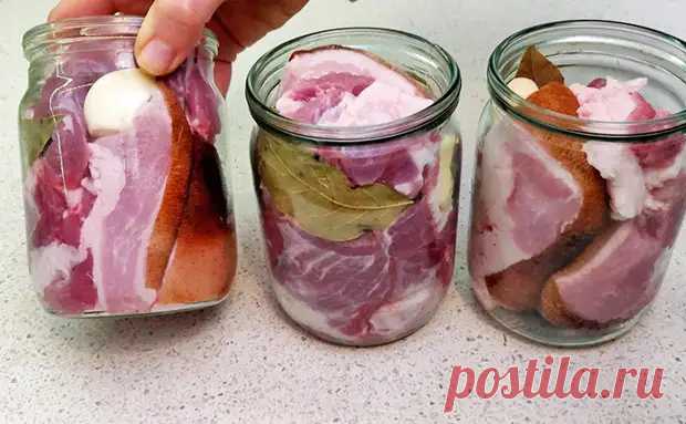 Кладем мясо в банку и заливаем рассолом: за 2 часа сделали нарезку на стол на замену колбасе - Steak Lovers - Медиаплатформа МирТесен