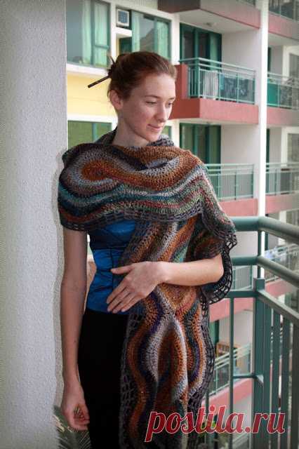 Irish crochet &: SCARF ............ШАРФ