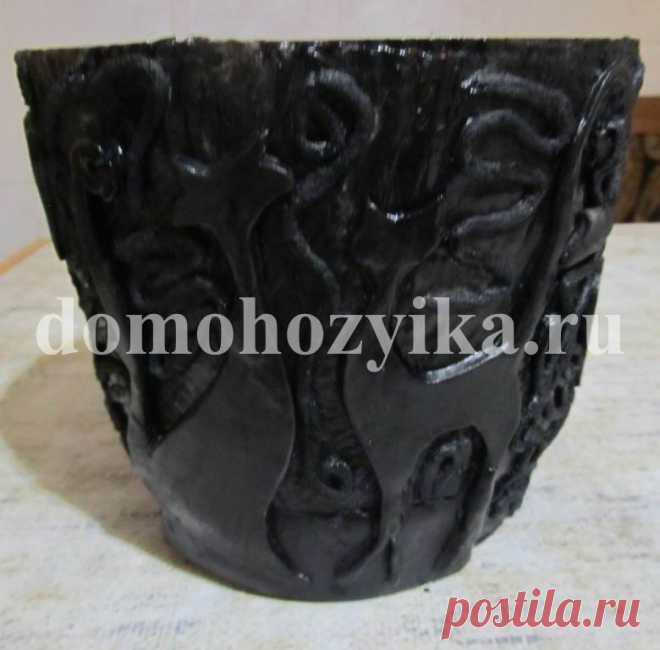 Горшок своими руками. Мк пейпарт, лепка..