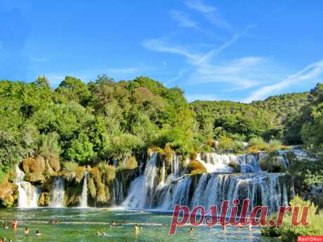 Фото: Водопад Скрадинский бук.... Фотограф Михаил Немировский. Пейзаж - Фотосайт Расфокус.ру