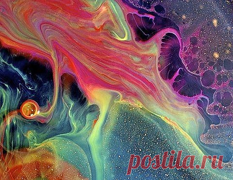 Мраморные ногти: лак и вода / Макияж/Маникюр / Модный сайт о стильной переделке одежды и интерьера