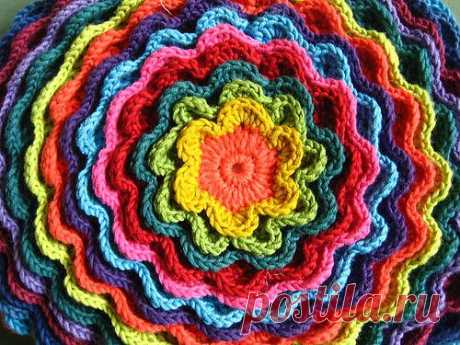 Подушка-цветок. Мастер-класс..