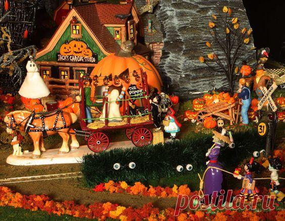 Диорамные интерьерные композиции на Хэллоуин - Planetalsad