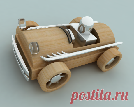 Wooden Toy Car for Print by drawzerRB on DeviantArt