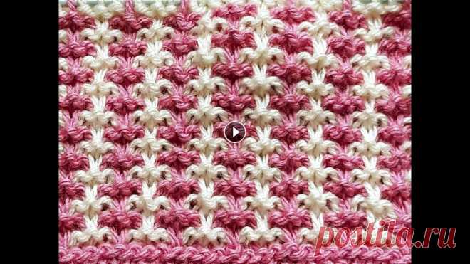 Вяжем спицами. Несложный узор для детской кофточки, свитера