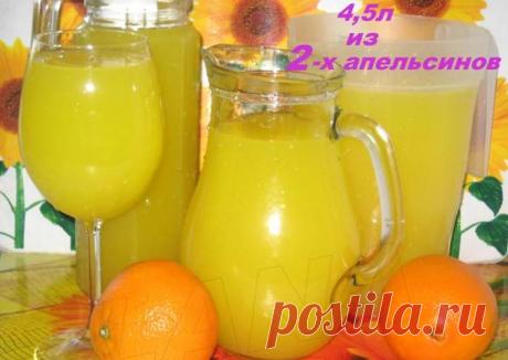 Апельсиновый сок из 2-х апельсинов - 4.5 л - пошаговый рецепт с фото. Автор рецепта LANA . - Cookpad