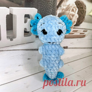 Аксолотль амигуруми. Схемы и описания для вязания игрушек крючком! Бесплатный мастер-класс от Елены Агаповой по вязанию плюшевого аксолотля крючком. Высота вязаной игрушки примерно 10-12 см. Для изготовления такого ма…