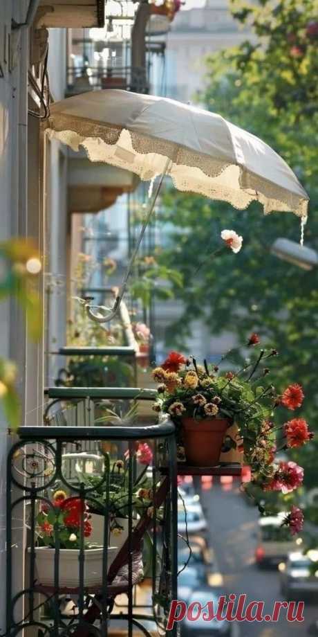 летний балкон