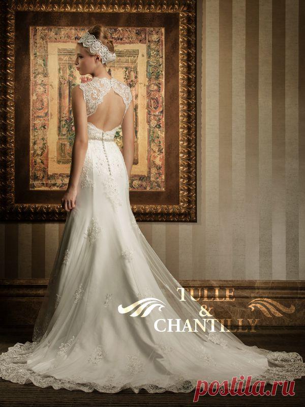 Veiklība -Sophisticated V-veida kakla Mermaid Tank Lāce Kāzu kleita [TBQW034] - $ 496,00: Custom Made Kāzu, Prom, vakarkleitas Online | Tills & Chantilly