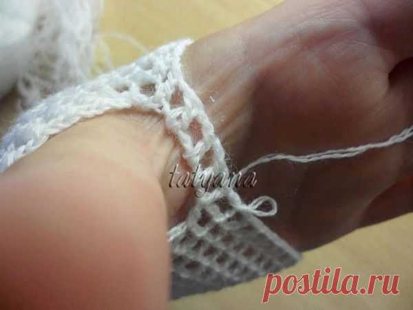 Ажурные перчатки, шаг за шагом