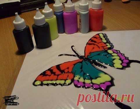 Витражные краски своими руками | Умелые ручки