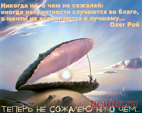 Теперь не сожалею ни о чём...