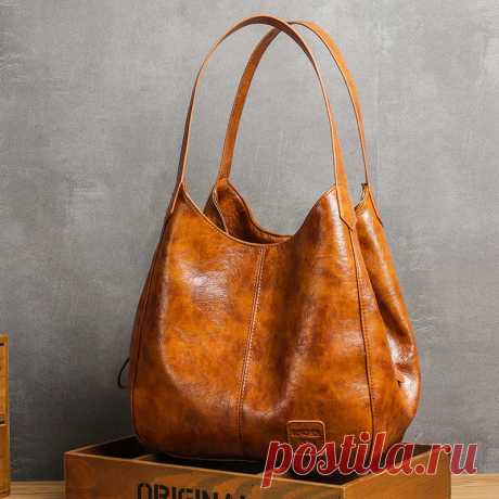 1047.04руб. 45% СКИДКА|Повседневная женская сумка, кошелек, вместительная сумка тоут, Высококачественная женская сумка, винтажная Сумка Хобо, мягкая Лоскутная сумка через плечо, коричневая|Сумки с ручками|   | АлиЭкспресс Покупай умнее, живи веселее! Aliexpress.com