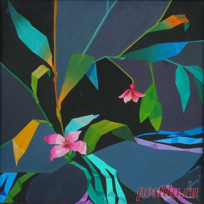 Каменный цветок   х/м