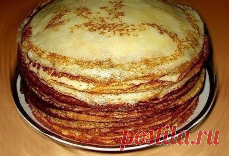 Бабушкины тонкие блины на молоке / Здоровый аппетит