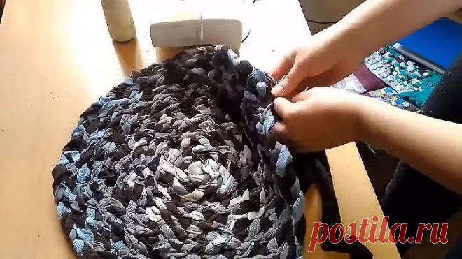Коврик из ненужных вещей своими руками!